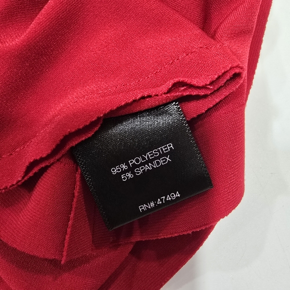 Norma Kamali Off The Shoulder Fishtail Gown in Red - Picture 6 of 12